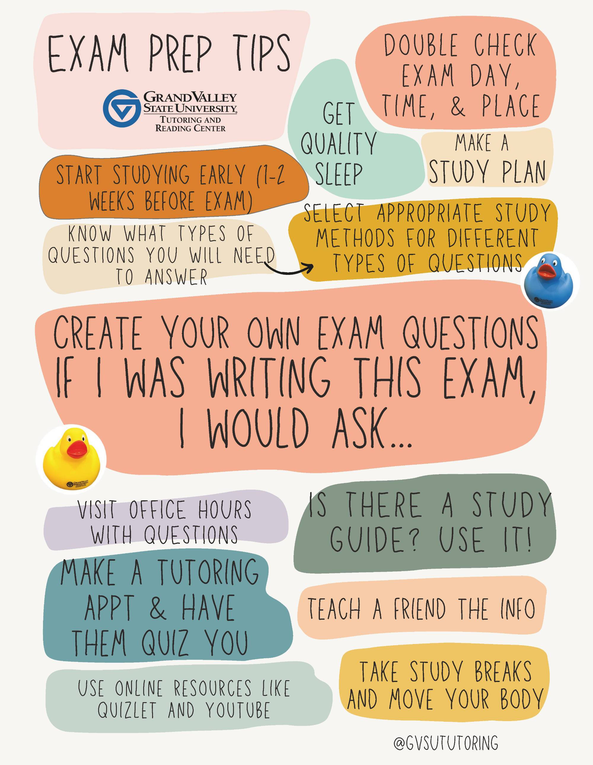 Exam Prep tips